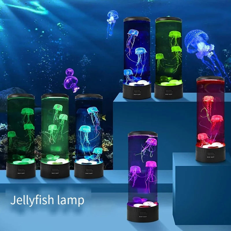 AquaGlow Jellyfish Lamp