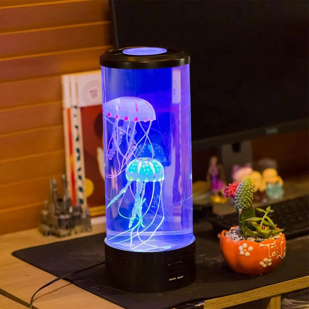 AquaGlow Jellyfish Lamp